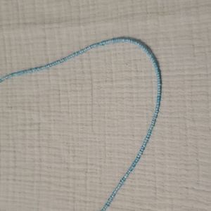 Blue Tiny Bead Necklace